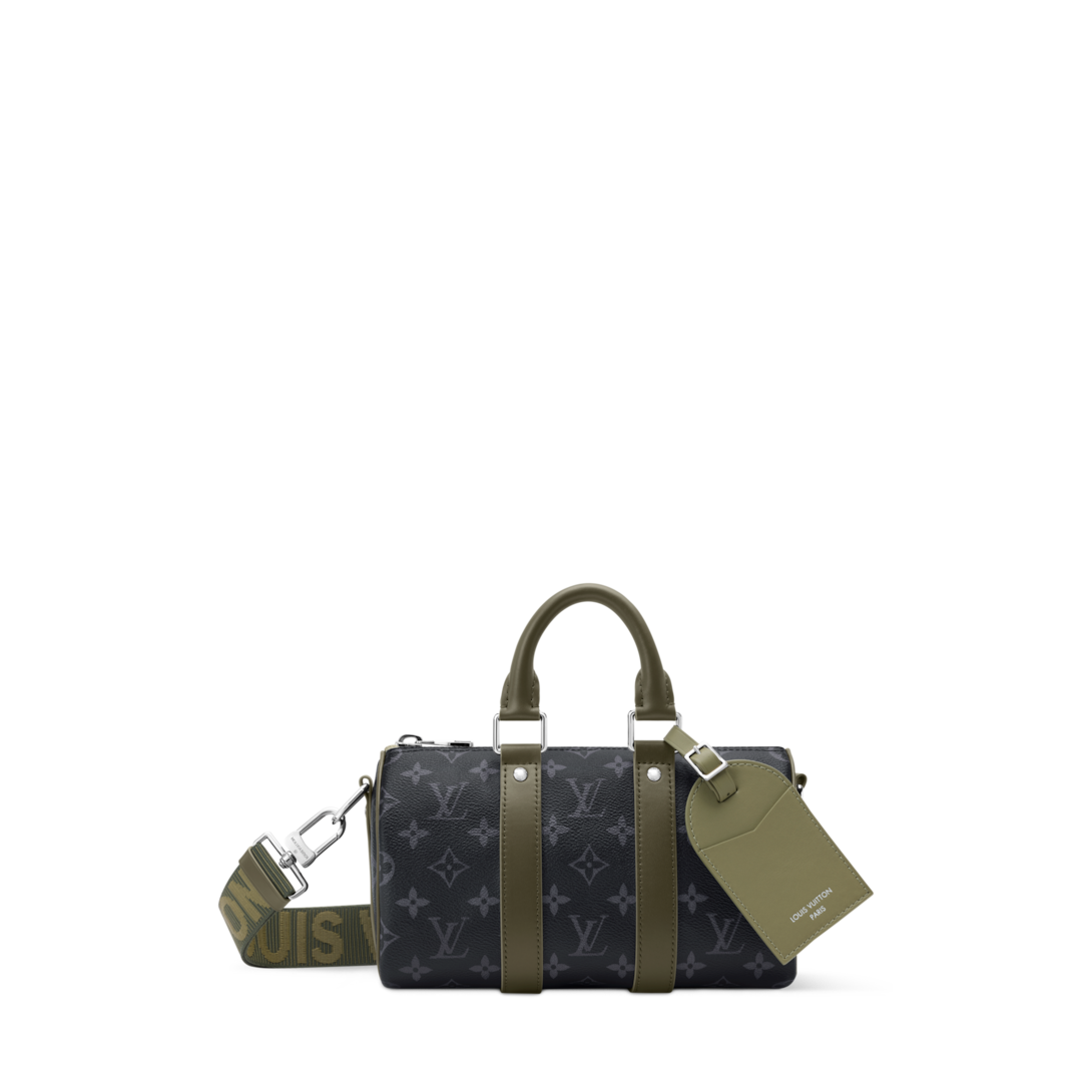 Keepall Bandoulière 25 Monogram Eclipse Canvas - Men Bags | LOUIS